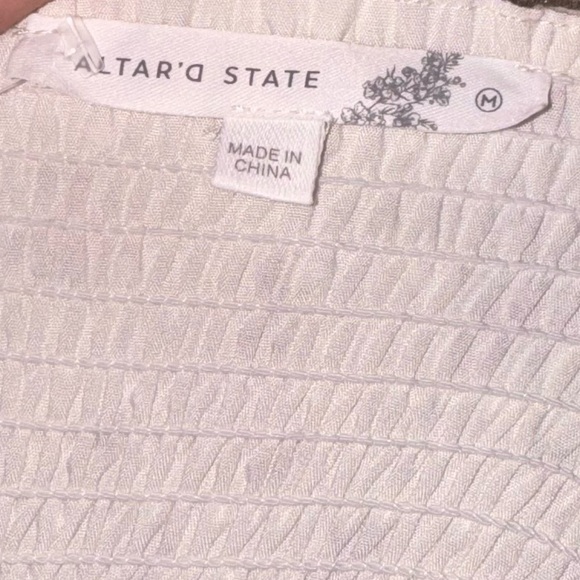 ALTAR’D STATE COQUETTE FLORAL HARLOW WESTERN FESTIVAL SPRING MINI RUFFLES DRESS - Picture 12 of 14